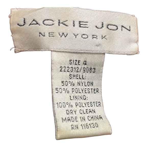 Jackie Jon New York womens blouse wrap wrinkle material red bell sleeves - Picture 13 of 13